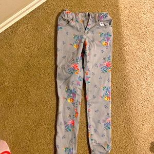Size 8 gap kids  floral jeans